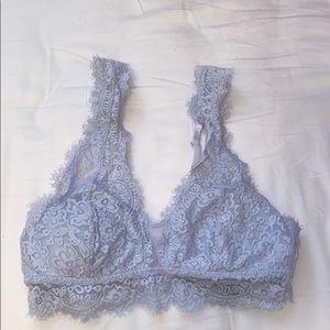 Aerie lace bralettes  in light blue/ periwinkle